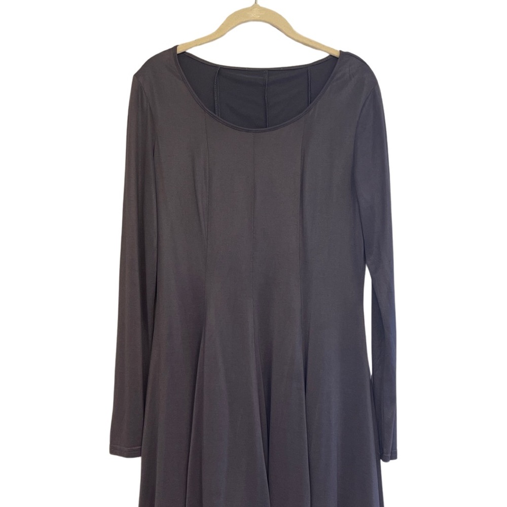 Grey midi dress